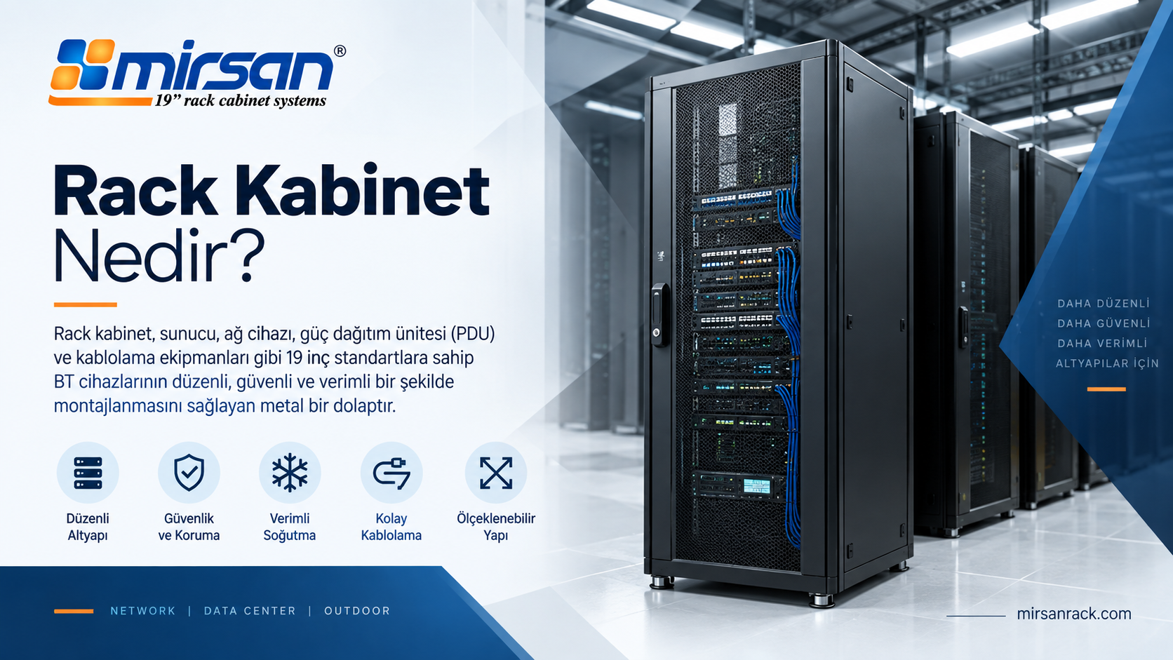 Rack Kabinet Nedir? Rack Kabinet Çeşitleri ve Kullanım Alanları